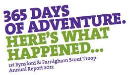 Scout Section Annual Report. 365 Days of Adventure
